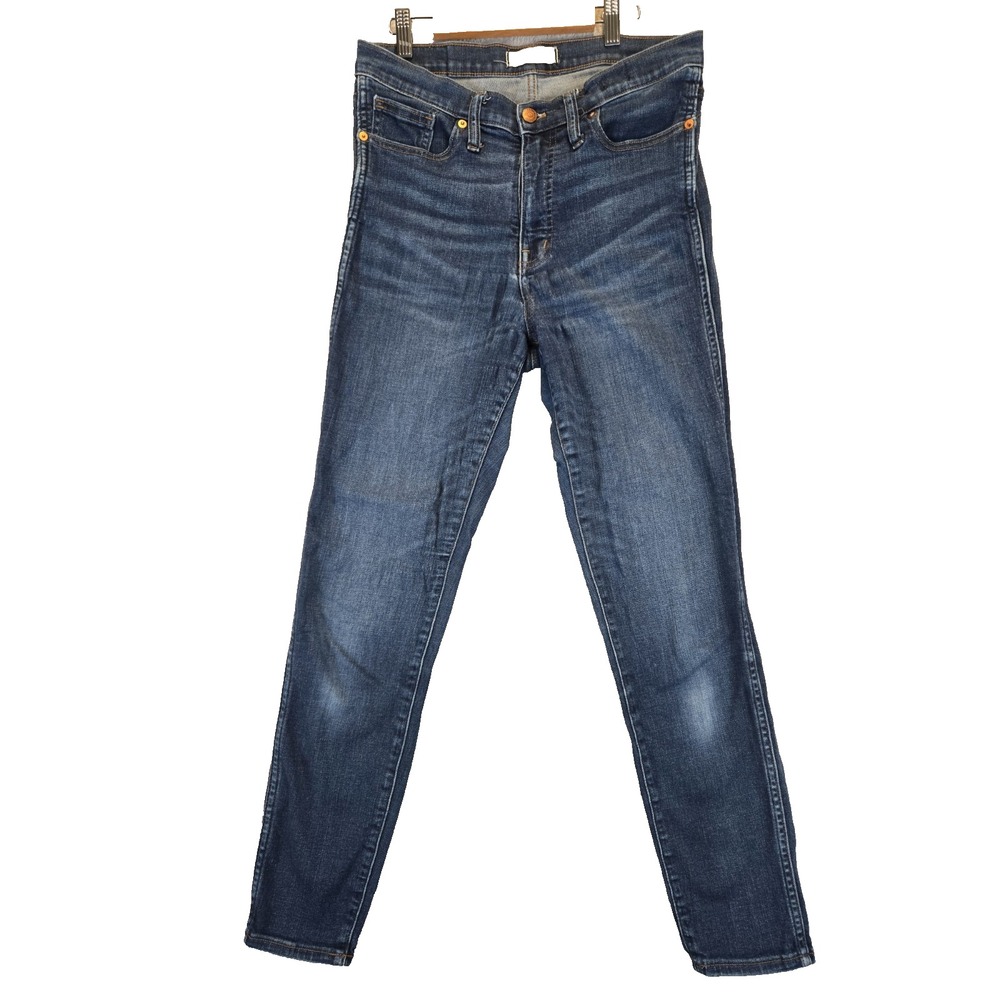 Madewell Women's 10" High-Rise Skinny‎ Jeans in Danny Wash Size 29